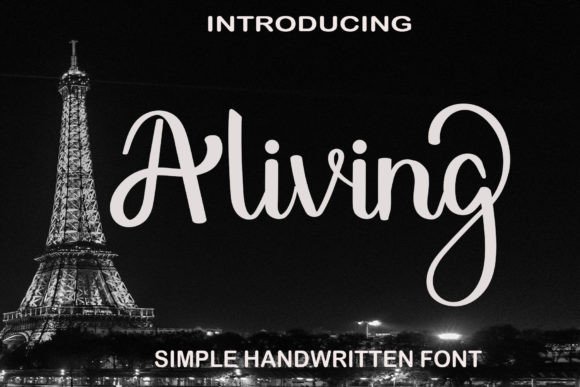 Aliving: A Classic Handwritten Script for Modern Design