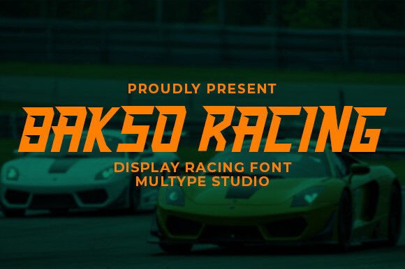 Bakso Racing: A High-Speed Typeface for Bold Design