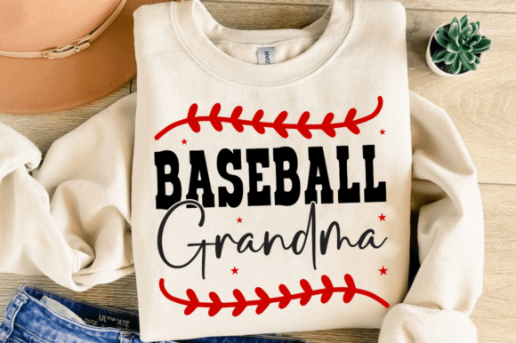 Baseball Grandma SVG & Game Day Font SVG Designs