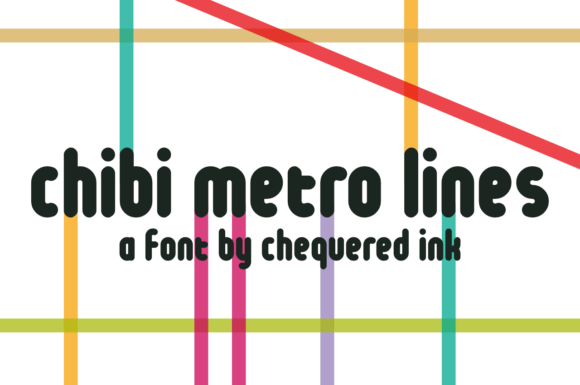 Chibi Metro Lines: A Unique Hand-Crafted Font for Modern Design