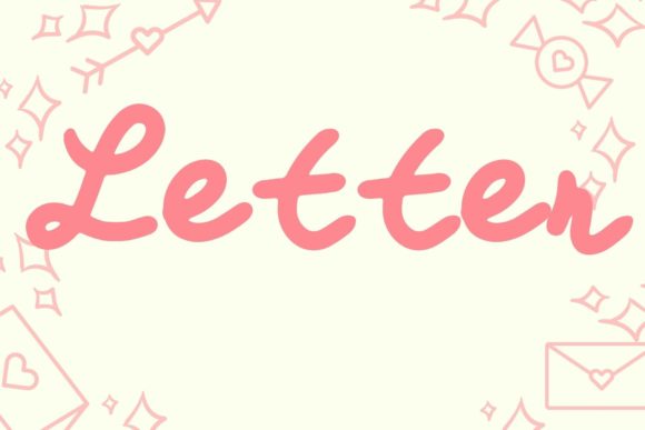 Discover the Charming Letter Font for Your Next Design Project