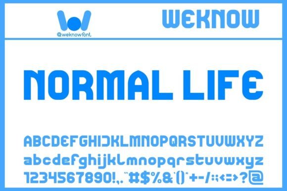 Discovering Normal Life: A Font for Modern Creators