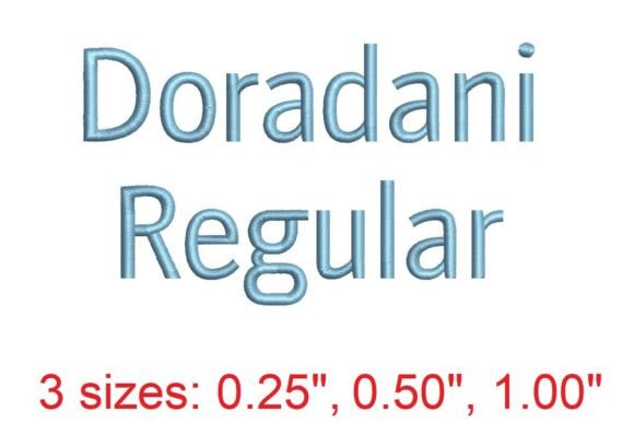 Dorandani RG: Elegant Embroidery Font for Precision