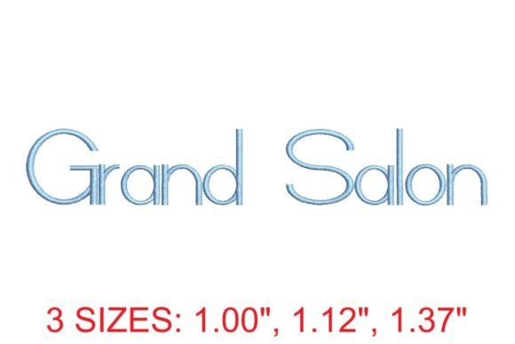 Elegant Embroidery: The Grand Salon Font Collection