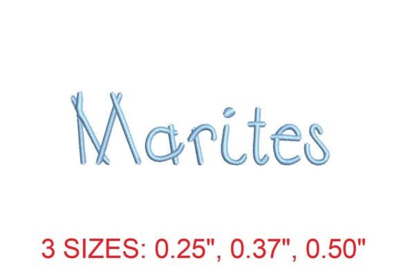Elevate Your Craft with the Marites Embroidery Font