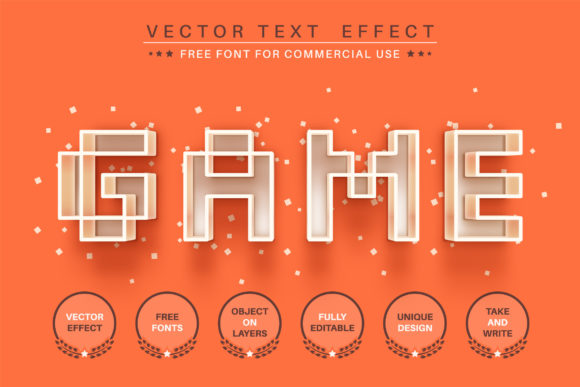 Red Pixel: A Bold Editable Text Effect for Dynamic Designs