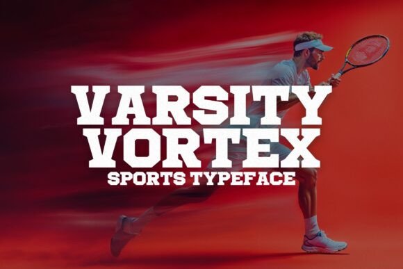 Varsity Vortex: The Bold Typeface for Champions